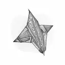 3 paper planes  tattoo design idea