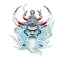 Poseidon  tattoo design idea