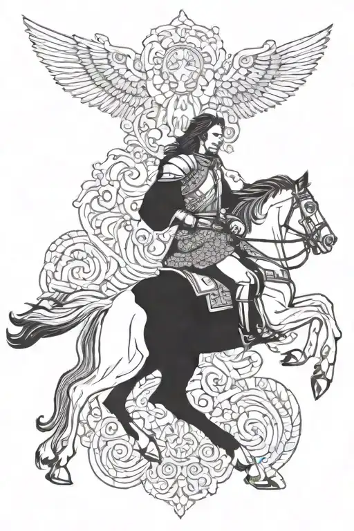 prince caspian tattoo design idea