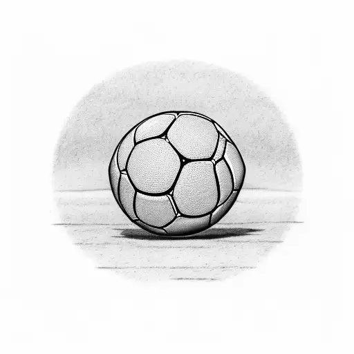 Incorporate a football field and a track lane into a cohesive tattoo design tattoo design idea