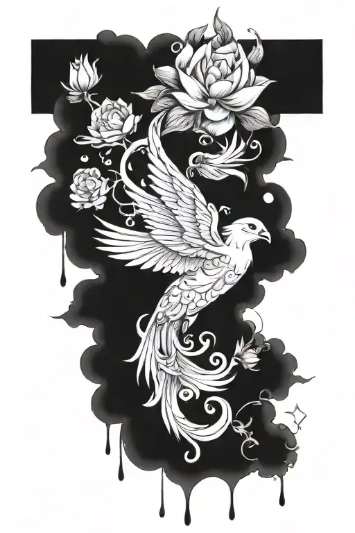 "love and be free" vertical on shin tattoo tattoo design idea