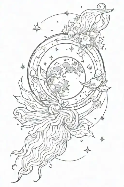 can you make paired minimalist sketches of moon tattoos based on their position on January 14, 2019? tattoo design idea