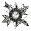 a clock showing the day 23/03 1988 maruti suzuki tattoo design idea