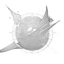 treasure planet solar surfing  tattoo design idea