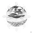 treasure planet solar surfing  tattoo design idea