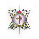 three crosses tattoo design idea