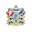 three crosses tattoo design idea