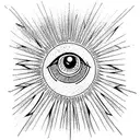 Evil Eye tattoo design idea