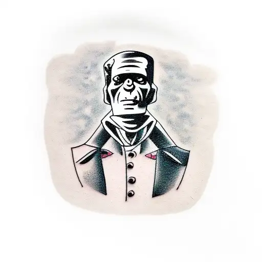 Frankenstein  tattoo design idea