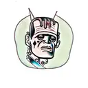 Frankenstein  tattoo design idea