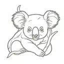 koala tattoo design idea