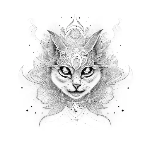 sonne und flügel tattoo design idea