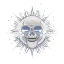 sonne  tattoo design idea