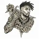 Love yourz j cole tattoo design idea