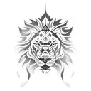 3 lions tattoo design idea