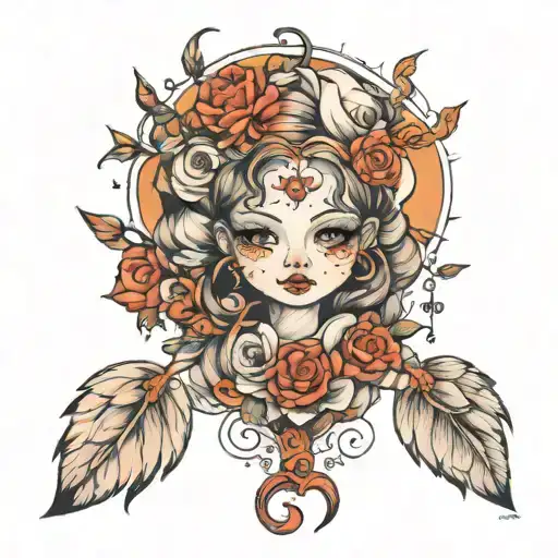 loving inner child  tattoo design idea