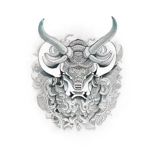 taurus tattoo design idea