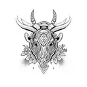 taurus tattoo design idea
