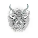taurus tattoo design idea