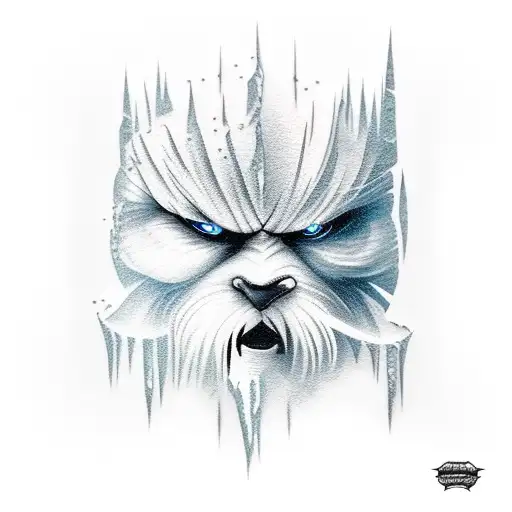 ice climbing stormShadow tattoo design idea
