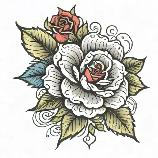 yorkshire rose tattoo tattoo design idea