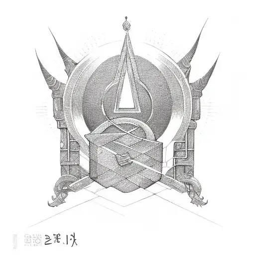 Ankh Symbol tattoo design idea