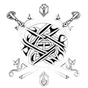 Ankh Symbol tattoo design idea