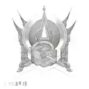 Ankh Symbol tattoo design idea