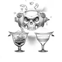 coctelera bartender  tattoo design idea