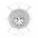 Celtic tree of life tattoo design idea