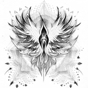phoenix tattoo design idea