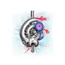 kidney  tattoo design idea