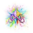 kidney  tattoo design idea