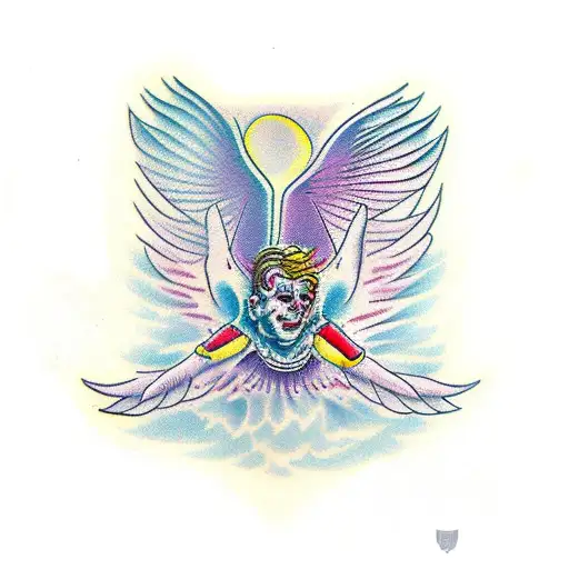 icarus 3 stages of falling tattoo design idea