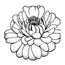 Chrysanthemum, Rose & Poppy tattoo design idea
