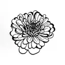 Chrysanthemum, Rose & Poppy tattoo design idea