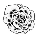 Chrysanthemum, Rose & Poppy tattoo design idea