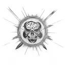 punk rock cliché tattoo design idea