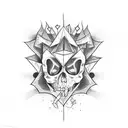 punk rock cliché tattoo design idea