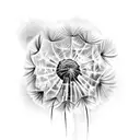Dandelion tattoo design idea