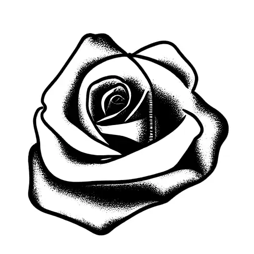 Memento Mori with a rose and this todo shall pass tattoo design idea