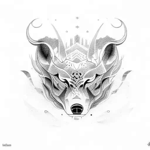 lobos tattoo design idea