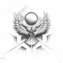 archangel St Michael  tattoo design idea