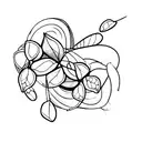 cocoon with legs tattoo design idea