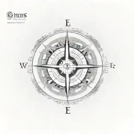 Zues god, compass, greek art, greek buildings, Arm Sleeve tattoo design idea