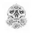 los muerto tattoo design idea