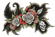 blankets tattoo design idea