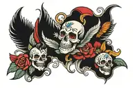 blankets tattoo design idea