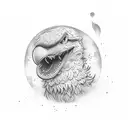 elmo e aguia  tattoo design idea