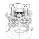 new chains same shackles gothic font tattoo design idea